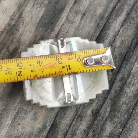 Vintage Art Deco Pot Metal Belt Buckle - Picture 3 of 7